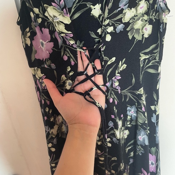 vintage floral maxi dress - Picture 3 of 5